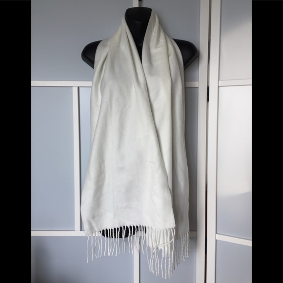None Accessories - Soft White Scarf Made in Germany